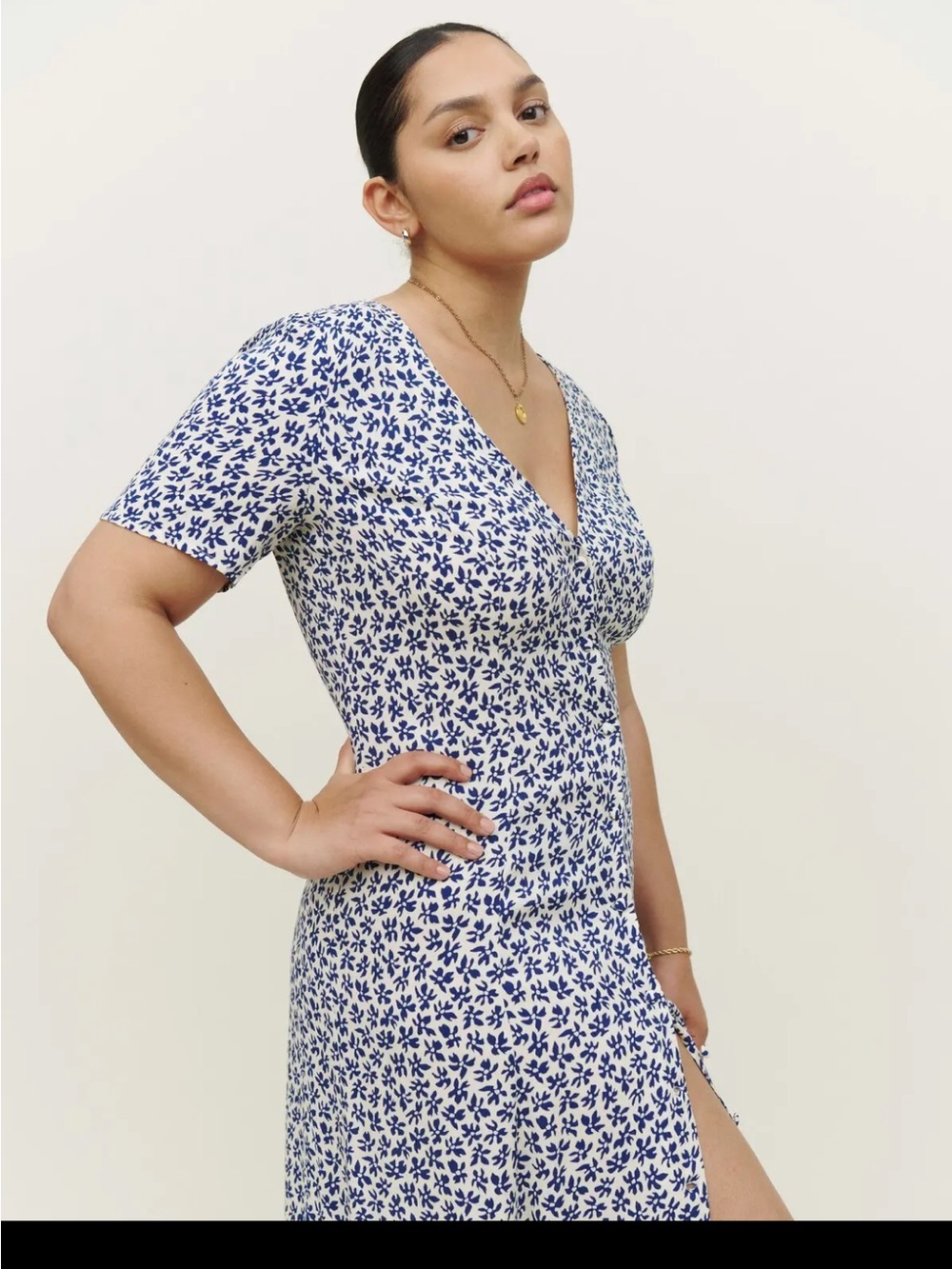 NWT Reformation Locklin Dress in Bamboo